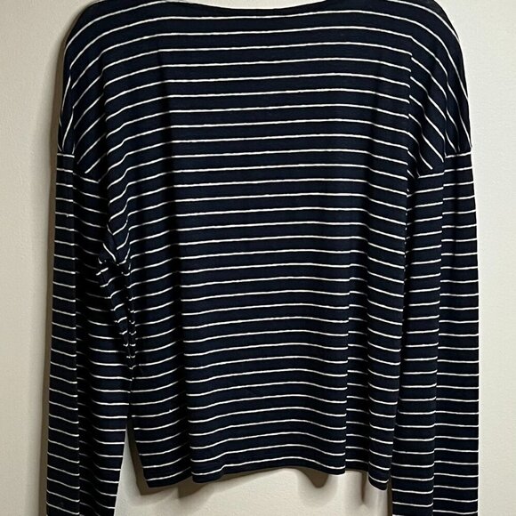 ONIA Linen Jersey Boatneck Top Size L - Picture 5 of 6